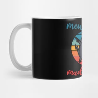 pew pew madafakas vintage funny crazy cat owners Mug